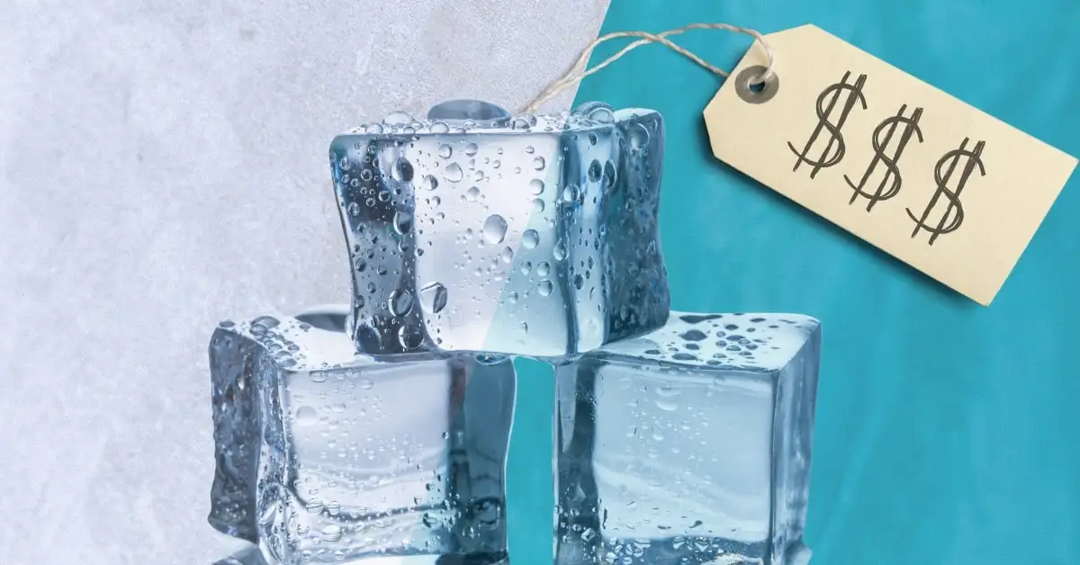 On the rocks, please: Luxury ice is in